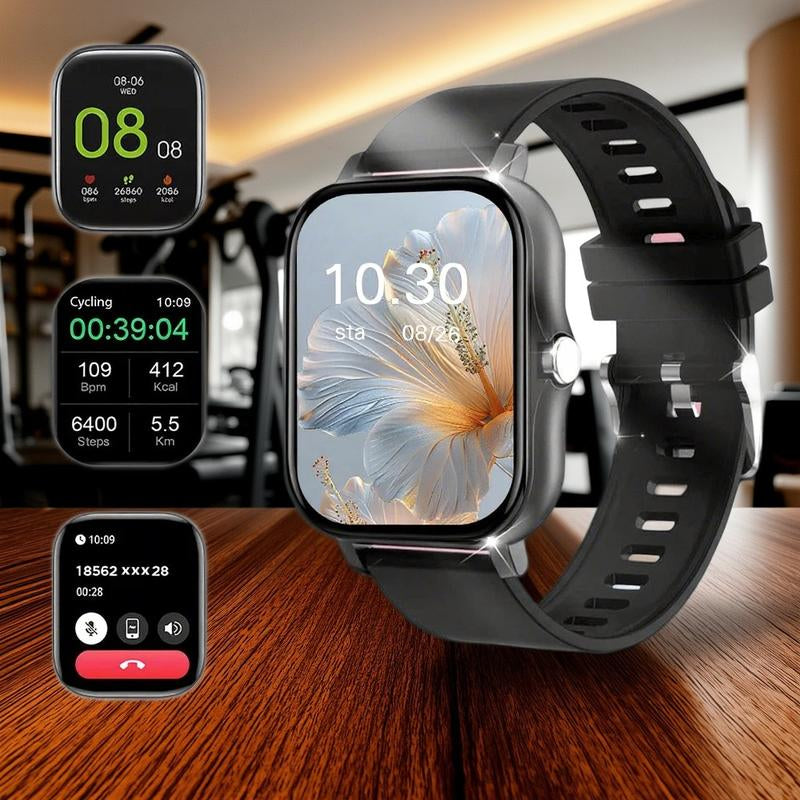 Multifunctional Smart Watch Fashion Digital Watch, Sports Watch for Women and Men, Wearable Smart Watch, Smart Watch, Smartphone Watch, Call Message Reminder Watch 8 Cyber Products Ios Watch Popular Outdoor Watches