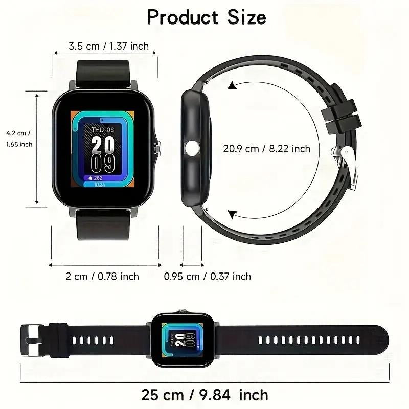 Multifunctional Smart Watch Fashion Digital Watch, Sports Watch for Women and Men, Wearable Smart Watch, Smart Watch, Smartphone Watch, Call Message Reminder Watch 8 Cyber Products Ios Watch Popular Outdoor Watches