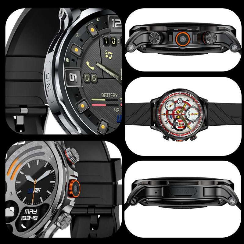 LOKMAT Multifunctional Smart Watch, Fashionable Digital Watch with 200W Camera, Smart Watch with Multiple Sports Modes for Men & Women