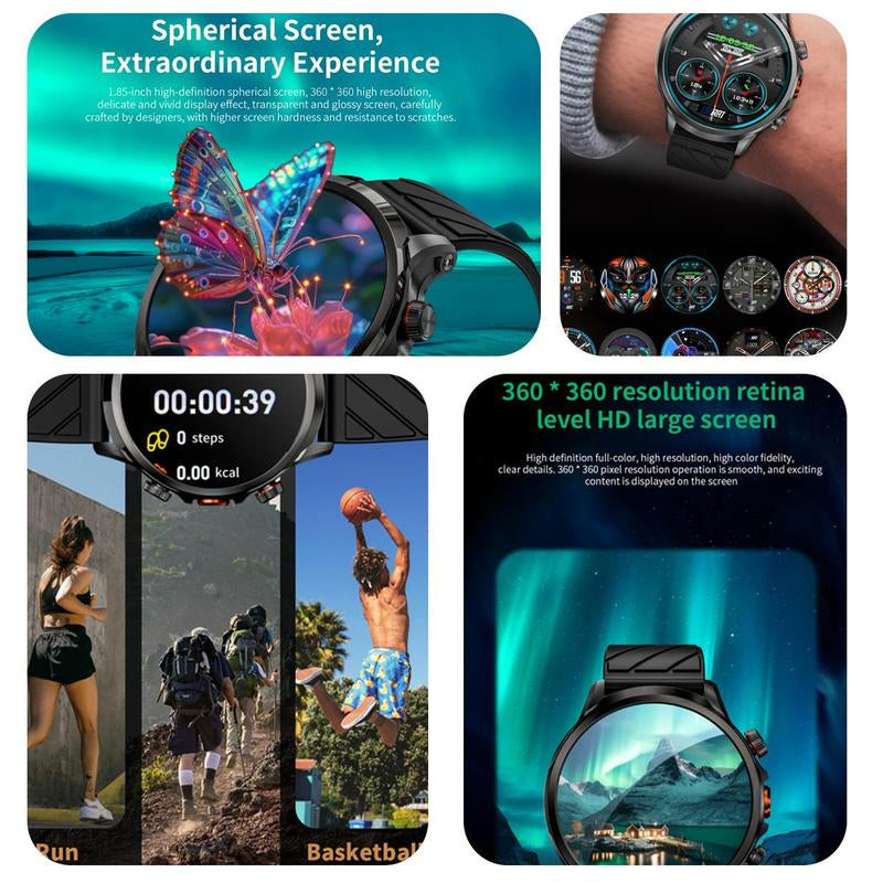 LOKMAT Multifunctional Smart Watch, Fashionable Digital Watch with 200W Camera, Smart Watch with Multiple Sports Modes for Men & Women